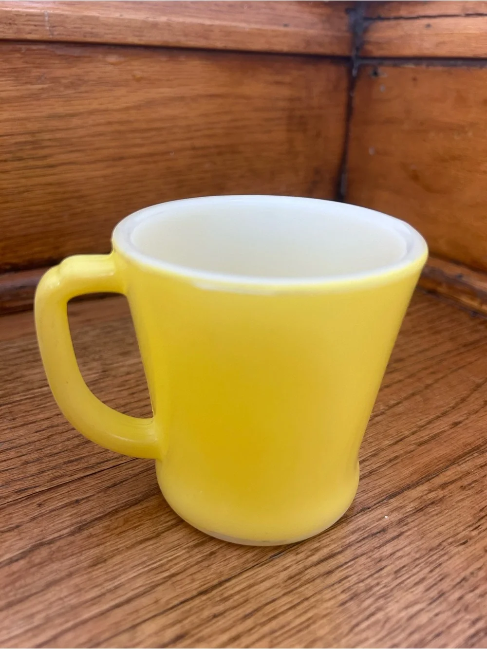 VTG Anchor Hocking Fire King Milk Glass Stackable Mugs Orange Lime Green Yellow
